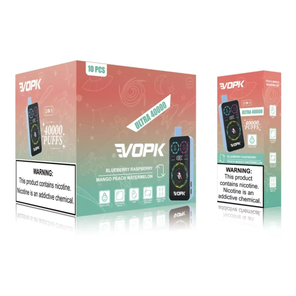 VOPK ULTRA 40000 Puffs Dubbele Smaak Digitale Scherm 2% Lage Nicotine Oplaadbare Wegwerp Vapes Pen Bulk Aankoop Groothandel - ESCOVAPE - 5