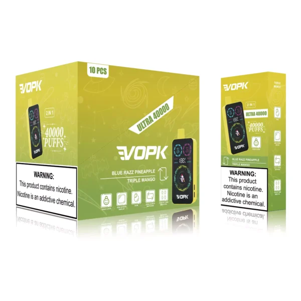 VOPK ULTRA 40000 Puffs Dubbele Smaak Digitale Scherm 2% Lage Nicotine Oplaadbare Wegwerp Vapes Pen Bulk Aankoop Groothandel - ESCOVAPE - 4