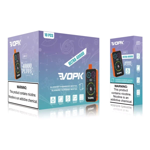 VOPK ULTRA 40000 Puffs Dubbele Smaak Digitale Scherm 2% Lage Nicotine Oplaadbare Wegwerp Vapes Pen Bulk Aankoop Groothandel - ESCOVAPE - 3