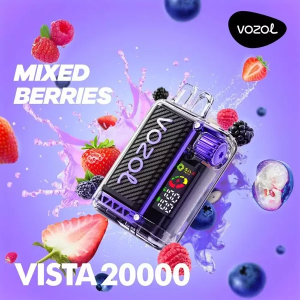 Vozol Vista 20000 Puffs Dual Mesh Smart Screen 5% Lage Nicotine Oplaadbare Wegwerp Vapes Pen Bulk Aankoop Groothandel - ESCOVAPE - 13
