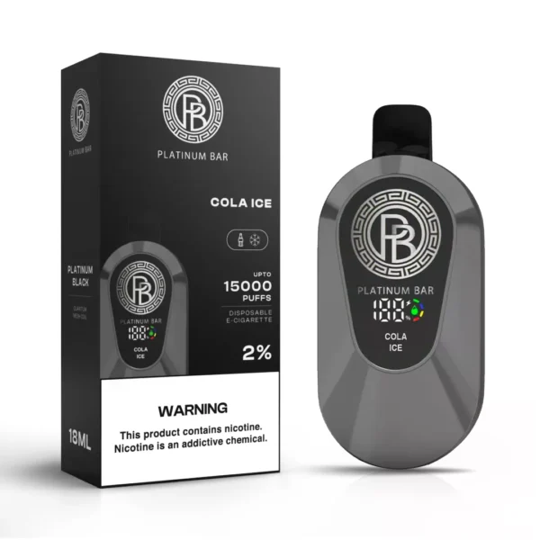 Platina Bar 15000 Puffs Digitaal scherm 2% Lage Nicotine Oplaadbare Wegwerp Vapes Pen Bulk Aankoop Groothandel - ESCOVAPE - 2