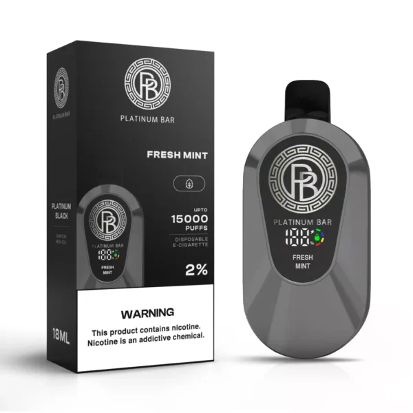 Platina Bar 15000 Puffs Digitaal scherm 2% Lage Nicotine Oplaadbare Wegwerp Vapes Pen Bulk Aankoop Groothandel - ESCOVAPE - 21
