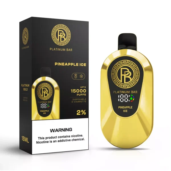 Platina Bar 15000 Puffs Digitaal scherm 2% Lage Nicotine Oplaadbare Wegwerp Vapes Pen Bulk Aankoop Groothandel - ESCOVAPE - 15