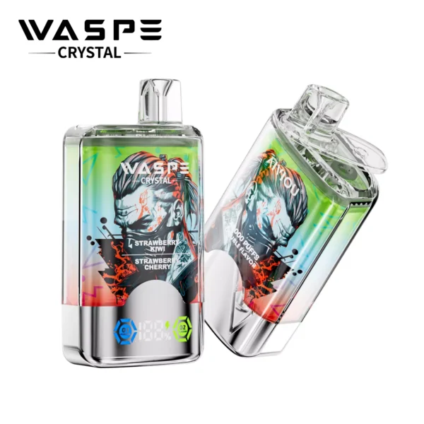 WASPE Crystal 40000 Puffs Double Flavor LED Display 0% 2% 5% Lage Nicotine Oplaadbare Wegwerp Vapes Pen Bulk Aankoop Groothandel - ESCOVAPE - 10