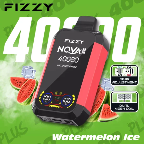 Fizzy Nova Plus 40000 Puffs Dual Mesh Digitaal Scherm 2% 5% Lage Nicotine Oplaadbare Wegwerp Vapes Pen Bulk Aankoop Groothandel - ESCOVAPE - 8
