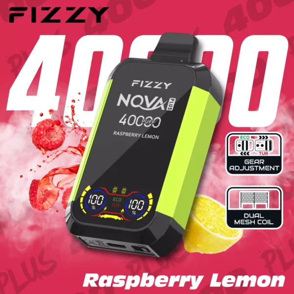 Fizzy Nova Plus 40000 Puffs Dual Mesh Digitaal Scherm 2% 5% Lage Nicotine Oplaadbare Wegwerp Vapes Pen Bulk Aankoop Groothandel - ESCOVAPE - 2
