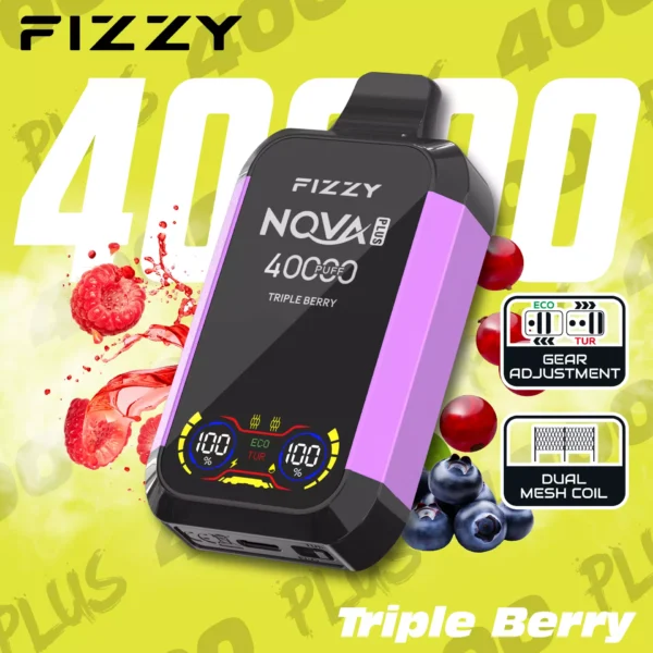 Fizzy Nova Plus 40000 Puffs Dual Mesh Digitaal Scherm 2% 5% Lage Nicotine Oplaadbare Wegwerp Vapes Pen Bulk Aankoop Groothandel - ESCOVAPE - 5
