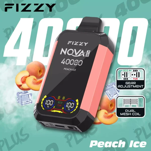Fizzy Nova Plus 40000 Puffs Dual Mesh Digitaal Scherm 2% 5% Lage Nicotine Oplaadbare Wegwerp Vapes Pen Bulk Aankoop Groothandel - ESCOVAPE - 7