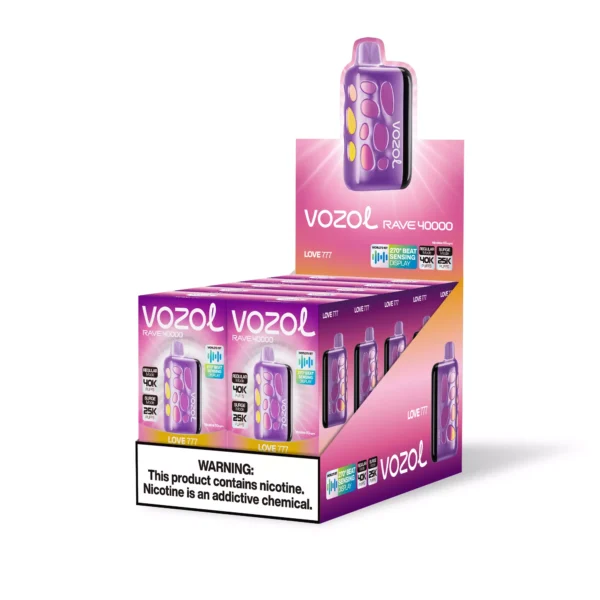Vozol Rave 40000 Puffs Sensing Display 5% Lage Nicotine Oplaadbare Wegwerp Vapes Pen Bulk Aankoop Groothandel - ESCOVAPE - 15