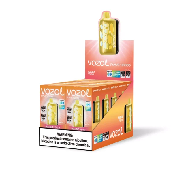 Vozol Rave 40000 Puffs Sensing Display 5% Lage Nicotine Oplaadbare Wegwerp Vapes Pen Bulk Aankoop Groothandel - ESCOVAPE - 13