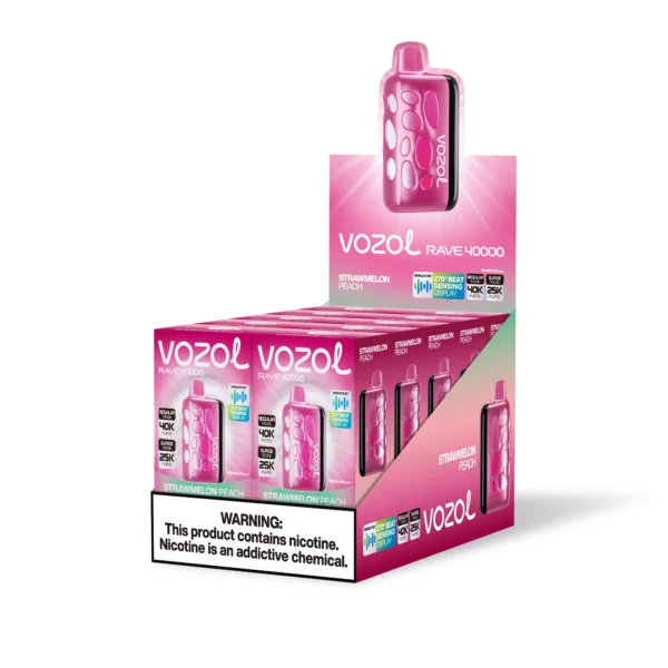 Vozol Rave 40000 Puffs Sensing Display 5% Lage Nicotine Oplaadbare Wegwerp Vapes Pen Bulk Aankoop Groothandel - ESCOVAPE - 6