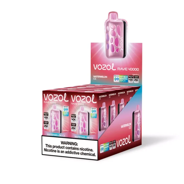 Vozol Rave 40000 Puffs Sensing Display 5% Lage Nicotine Oplaadbare Wegwerp Vapes Pen Bulk Aankoop Groothandel - ESCOVAPE - 4