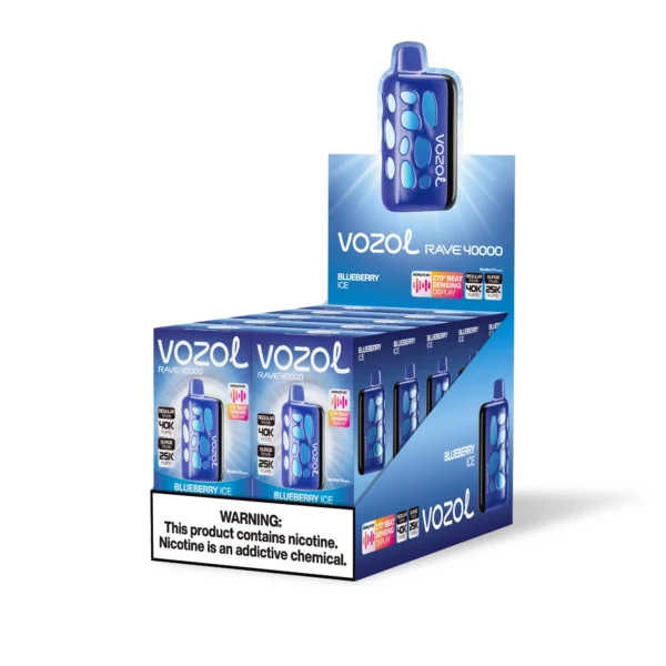 Vozol Rave 40000 Puffs Sensing Display 5% Lage Nicotine Oplaadbare Wegwerp Vapes Pen Bulk Aankoop Groothandel - ESCOVAPE - 21